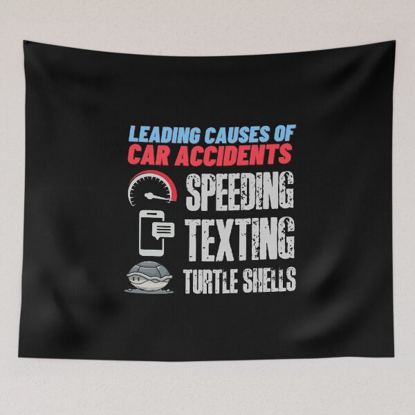 Item preview, Leading Causes of Car Accidents - Turtle Shells! designed and sold by HROC.