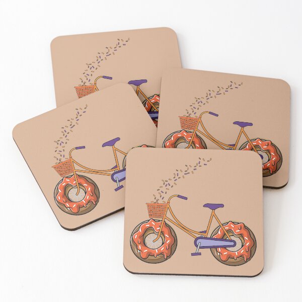 Item preview, Orange donut bike with sprinkles designed and sold by Donutlovers.