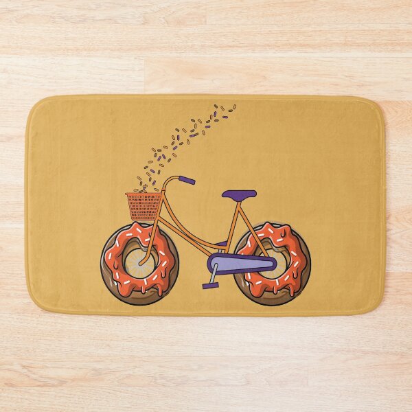 Item preview, Orange donut bike with sprinkles designed and sold by Donutlovers.