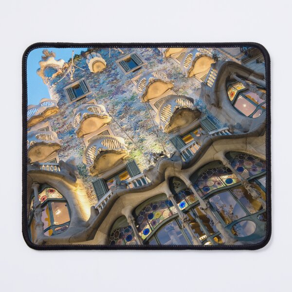 Item preview, Jewel Toned Masterpiece - Antoni Gaudi Casa Batllo in Barcelona, Spain designed and sold by Georgia Mizuleva.