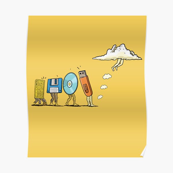 "Cloud Storage " Poster for Sale by Bafalo Redbubble