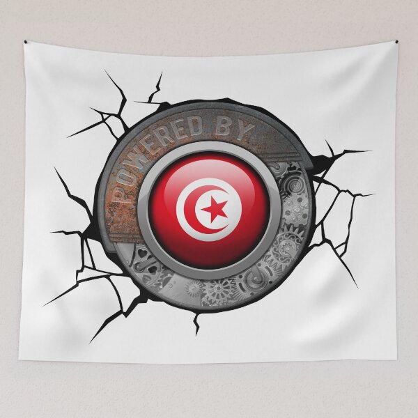Item preview, Tunisia Steampunk Engine Powered By Tunisian National Pride designed and sold by onicon.