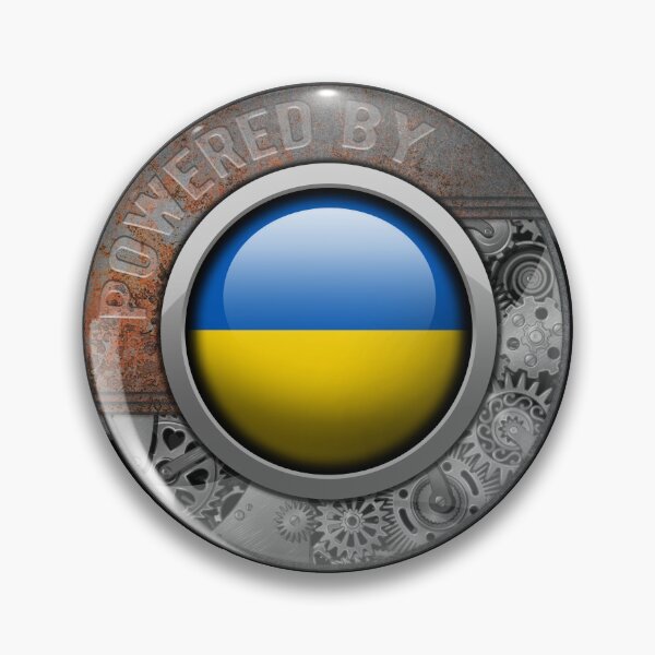 Item preview, Ukraine Steampunk Engine Powered By Ukrainian National Pride designed and sold by onicon.