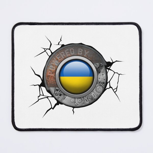 Item preview, Ukraine Steampunk Engine Powered By Ukrainian National Pride designed and sold by onicon.