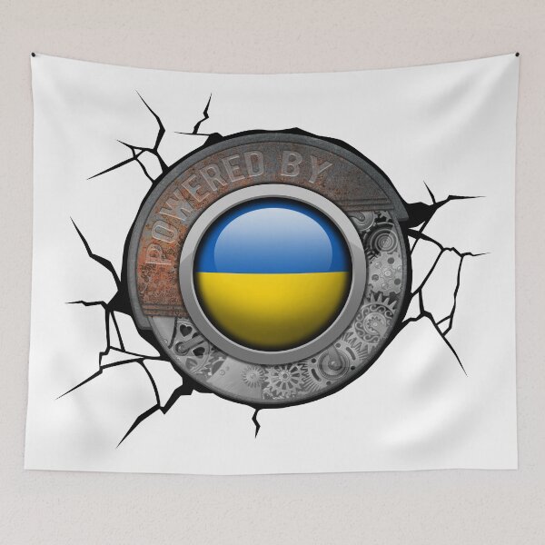 Item preview, Ukraine Steampunk Engine Powered By Ukrainian National Pride designed and sold by onicon.