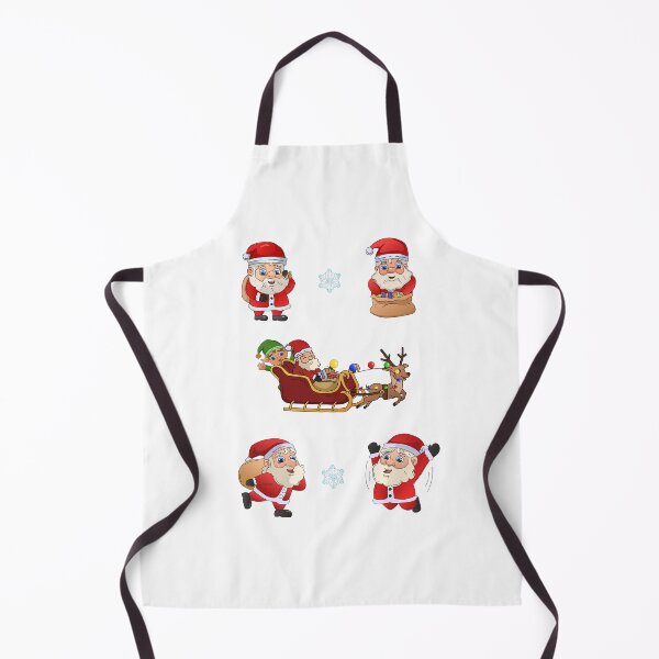 Item preview, 4 Christmas Santa Stickers for the Price of 1 designed and sold by ittybittyowl.