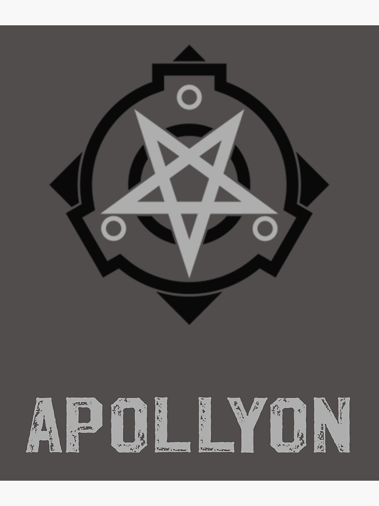 SCP Foundation Members Tees, Class Obejct : APOLLYON Art Board Print for  Sale by Yu-u-Ta