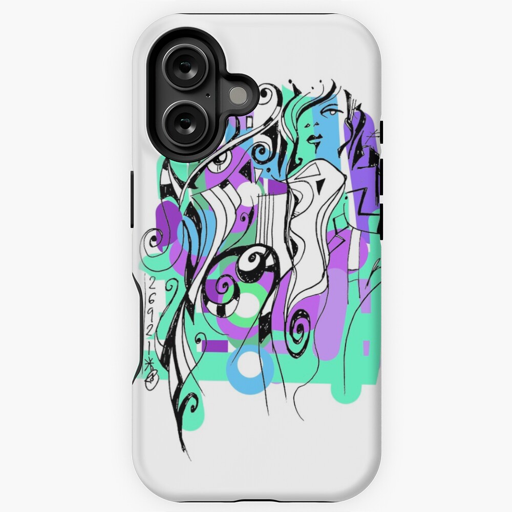 Vista previa del artículo con la obra «Funda resistente MagSafe para iPhone», diseñado y vendido por lutxana.