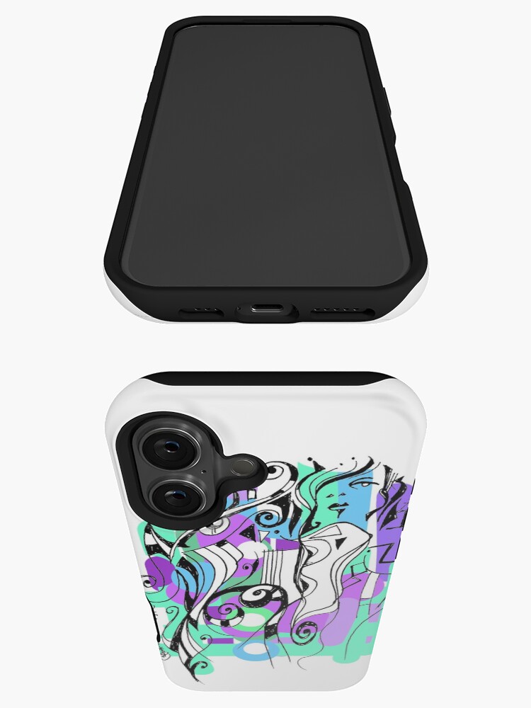 Imagen 3 de 4, Funda de iPhone con la obra Barcelona brilla lutxana art* 2021, diseñada y vendida por lutxana.