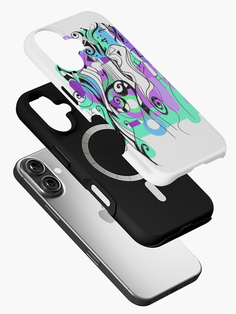 Imagen 2 de 4, Funda de iPhone con la obra Barcelona brilla lutxana art* 2021, diseñada y vendida por lutxana.