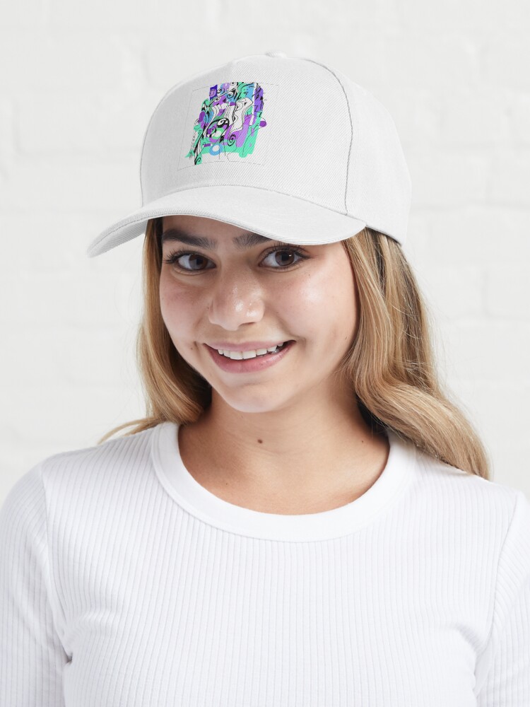 Imagen 6 de 7, Gorra con la obra Barcelona brilla lutxana art* 2021, diseñada y vendida por lutxana.