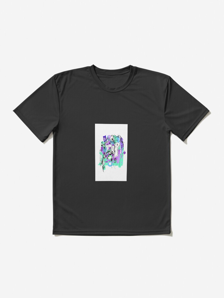 Imagen 2 de 7, Camiseta deportiva con la obra Barcelona brilla lutxana art* 2021, diseñada y vendida por lutxana.