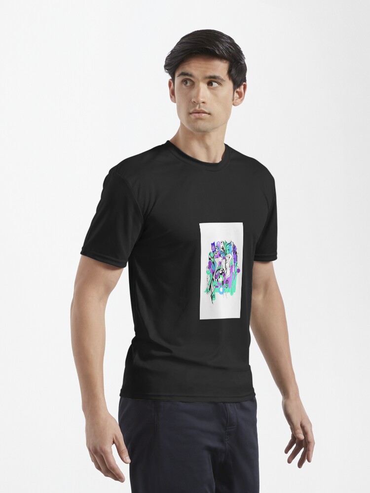 Imagen 3 de 7, Camiseta deportiva con la obra Barcelona brilla lutxana art* 2021, diseñada y vendida por lutxana.
