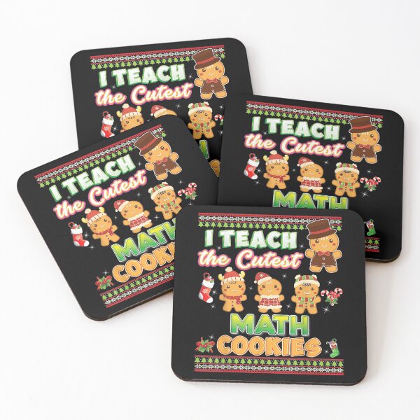 Item preview,  Teach Cutest Math Cookies Teacher Christmas Sweater Ug designed and sold by idabry.