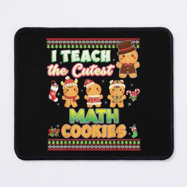 Item preview, Teach Cutest Math Cookies Teacher Christmas Sweater Ug designed and sold by idabry.