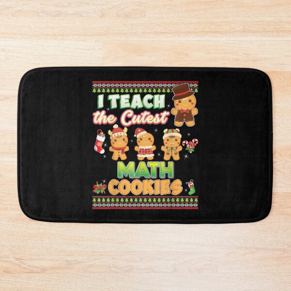 Item preview,  Teach Cutest Math Cookies Teacher Christmas Sweater Ug designed and sold by idabry.