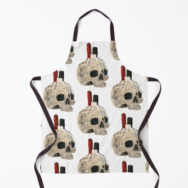 Item preview, Candles on a skull designed and sold by BabbanGaelg.