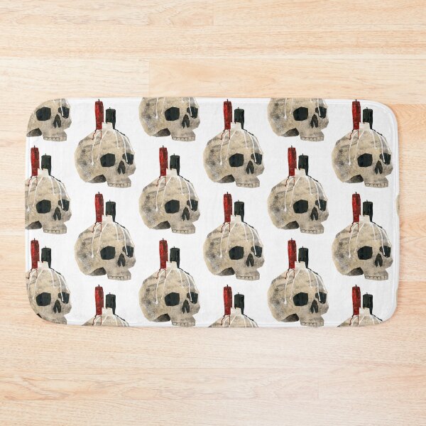 Item preview, Candles on a skull designed and sold by BabbanGaelg.