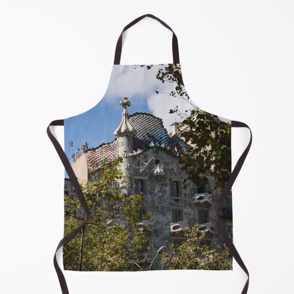 Item preview, Antoni Gaudi’s Casa Batllo Through Sycamore Trees designed and sold by Georgia Mizuleva.