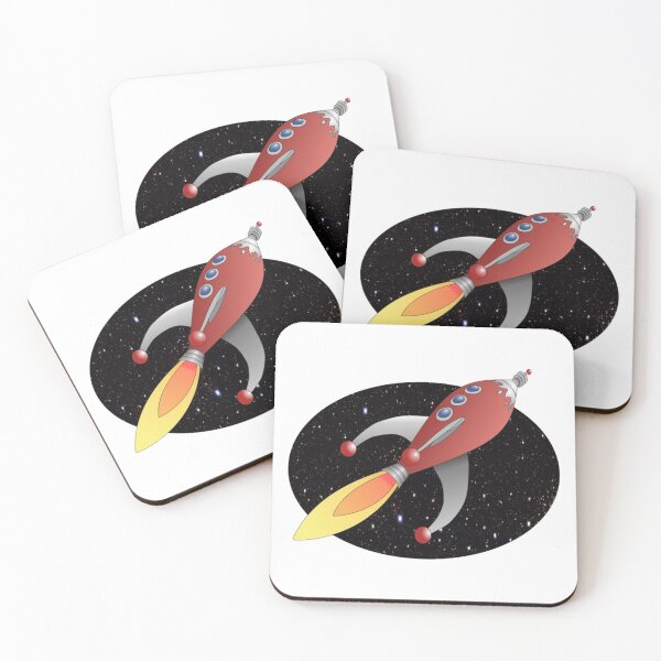 Item preview, Cartoon rocket - space travel   designed and sold by CANFREEDOMCYCLE.