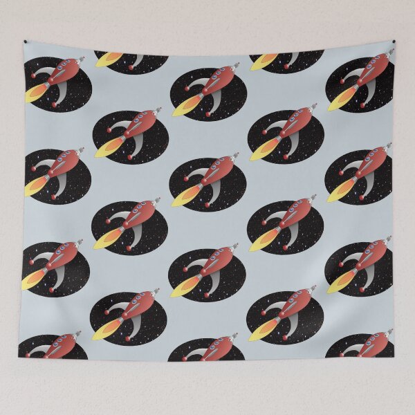 Item preview, Cartoon rocket - space travel   designed and sold by CANFREEDOMCYCLE.