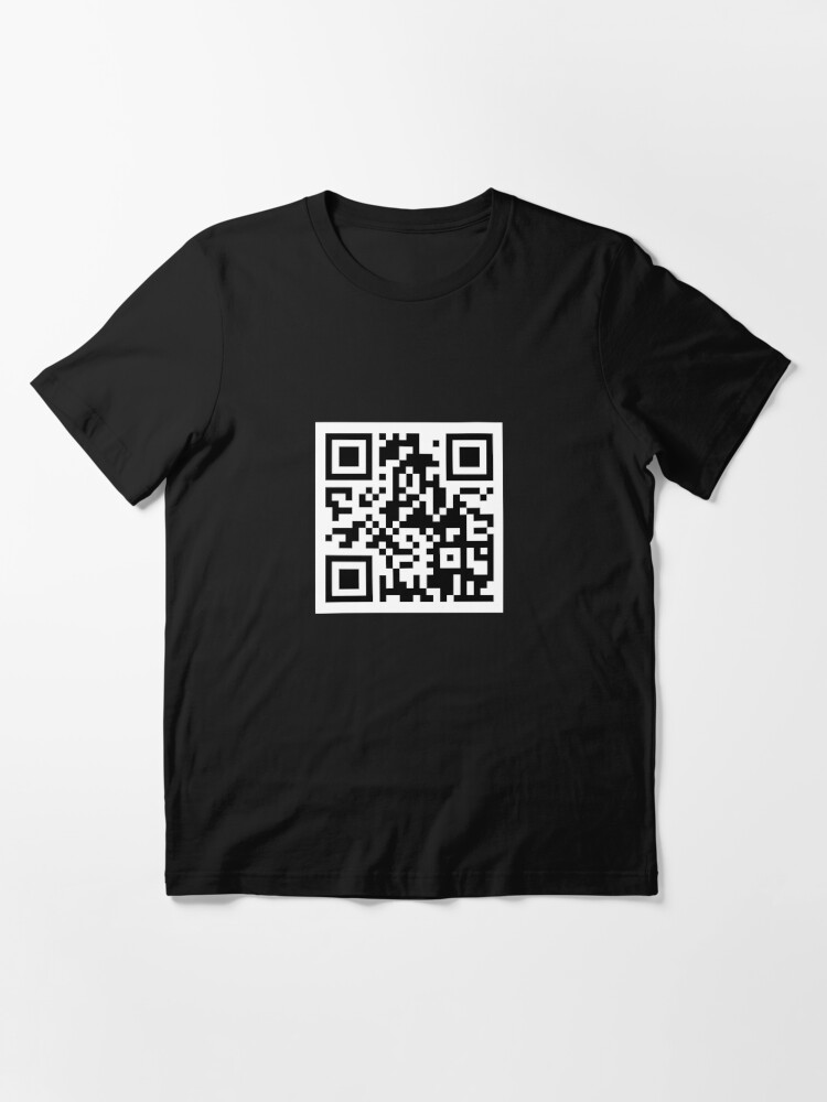 rick roll  link qr code Essential T-Shirt for Sale by