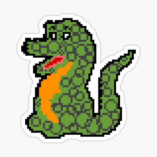 Regalos y productos: Cocodrilo Pixel Art | Redbubble