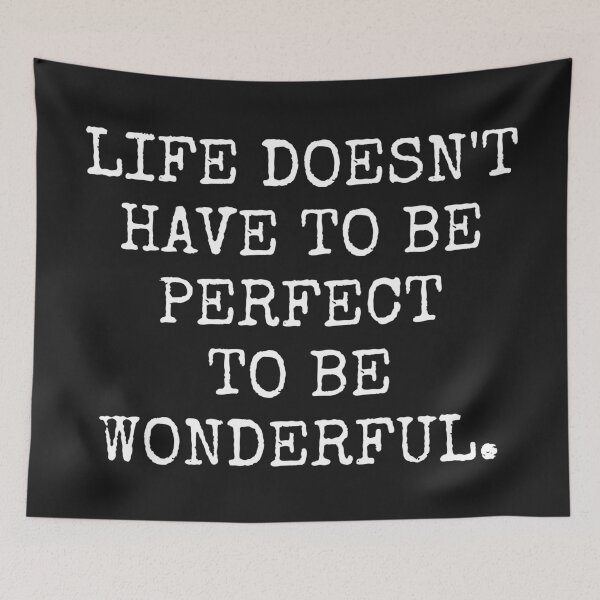 Item preview, Life doesn't have to be perfect to be wonderful designed and sold by SweetLog.