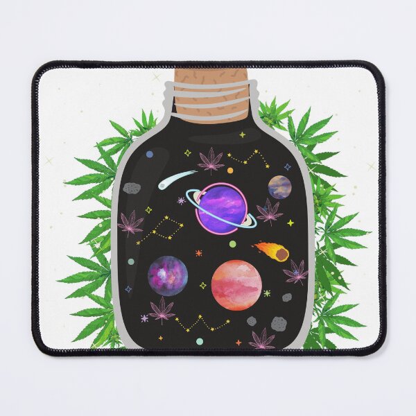 Item preview, Cannabis Galaxy Jar | Spiritual Stoner | Smart Successful Stoner | We Are The Universe designed and sold by AlfaEcho.