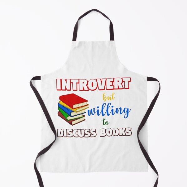 Aperçu de l'œuvre Introverti mais prêt à discuter de livres créée et vendue par beefrancky.