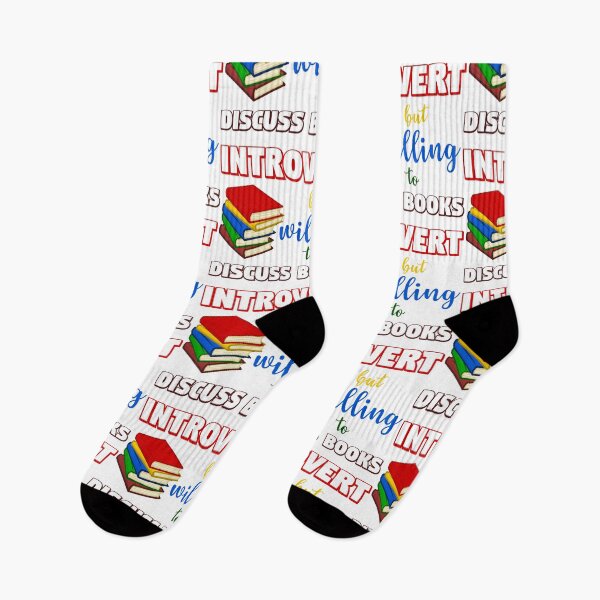 Item preview, Introvert But Willing To Discuss Books designed and sold by beefrancky.