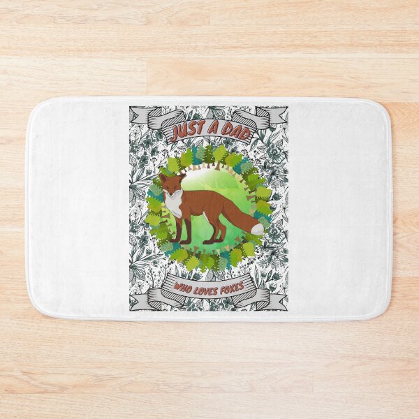 Item preview, Just a dad who loves foxes - Colorful compositions, art and animals, funny drawings designed and sold by AdvanceDesign.