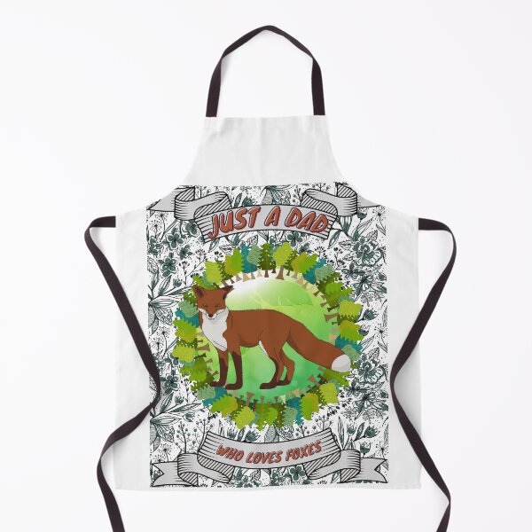 Item preview, Just a dad who loves foxes - Colorful compositions, art and animals, funny drawings designed and sold by AdvanceDesign.
