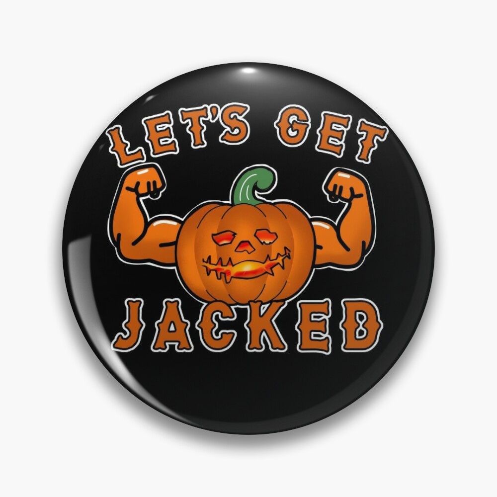 Let's Get Jacked Halloween Jack-o'-lantern Squats | Pin