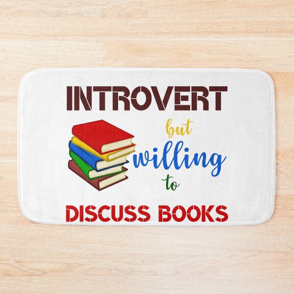 Aperçu de l'œuvre Copie de Introverti mais disposé à discuter de livres créée et vendue par beefrancky.