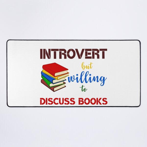 Item preview, Copie de Introvert But Willing To Discuss Books designed and sold by beefrancky.