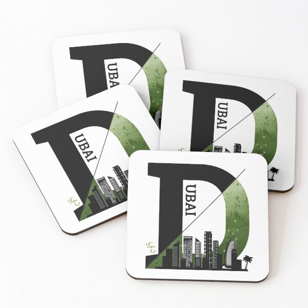 Item preview, Dubai D Letter Skyline Art Design. Black text designed and sold by epicmarketing.