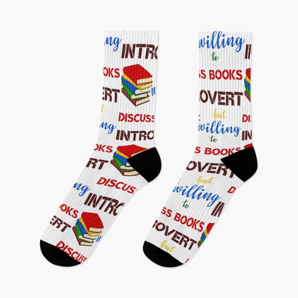 Item preview, Copie de Introvert But Willing To Discuss Books designed and sold by beefrancky.