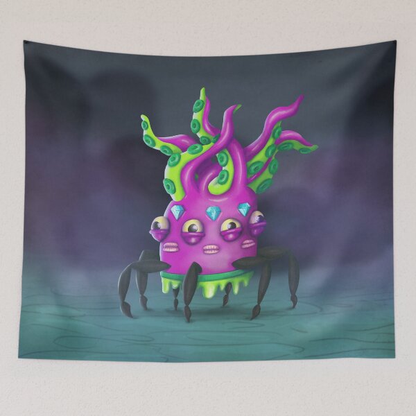 Item preview, Tentacle alien monster designed and sold by agrapedesign.