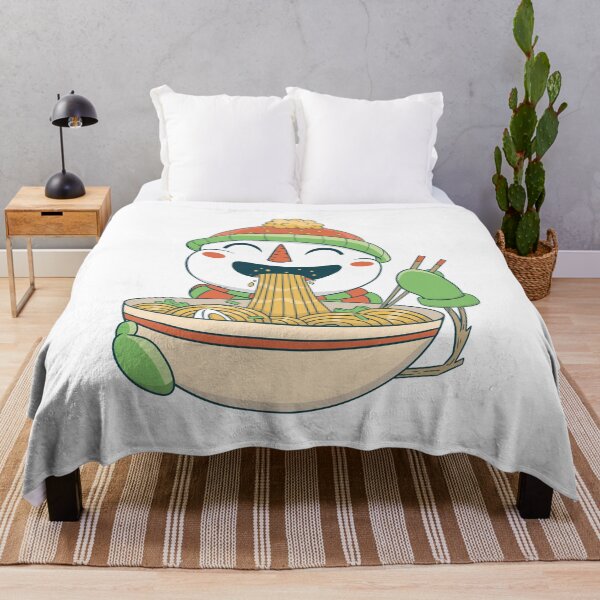Item preview, Cute snowman eats ramen designed and sold by DerSenat.