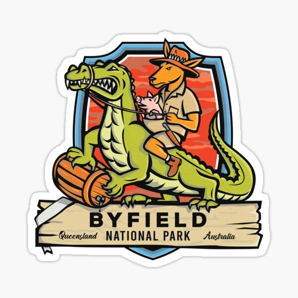 Artikel-Vorschau von Byfield-Nationalpark Känguru-Schwein Croc, designt und verkauft von JordanHolmes.