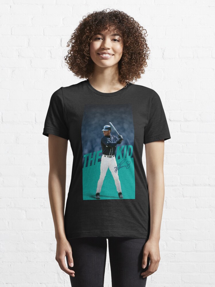  Ken Griffey Jr. Shirt (Cotton, Small, Heather Gray