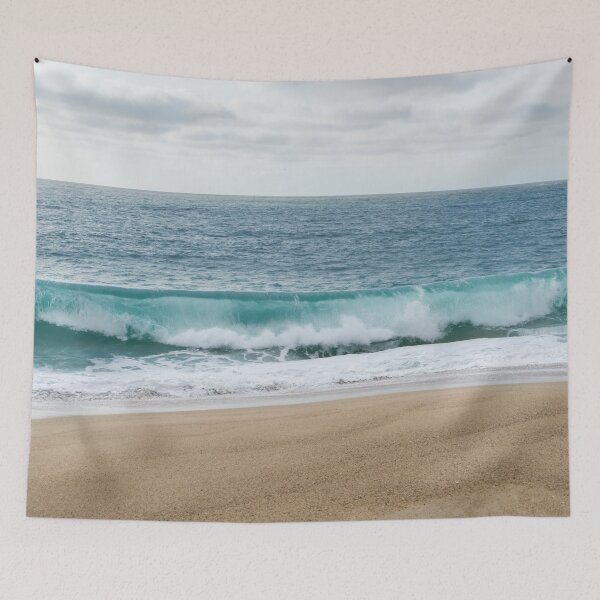 Item preview, Surfs Up - Oceanscape with a Curling Wave designed and sold by Georgia Mizuleva.