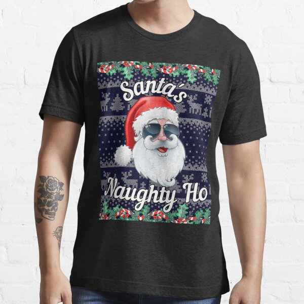 Ho Ho Ho Merry Christmas Naughty Sweater - Funny Christmas Shirts