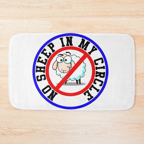 Item preview, No Sheep In My Circle Unique Design designed and sold by TeesForTheWorld.