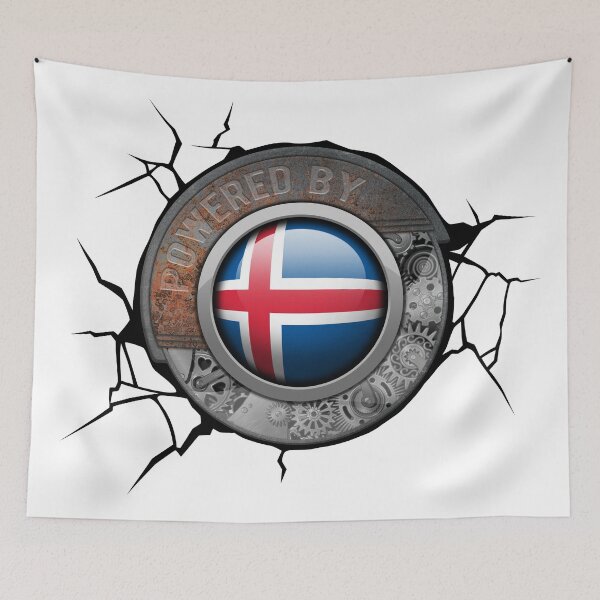 Item preview, Iceland Steampunk Engine Powered By Icelandic National Pride designed and sold by onicon.