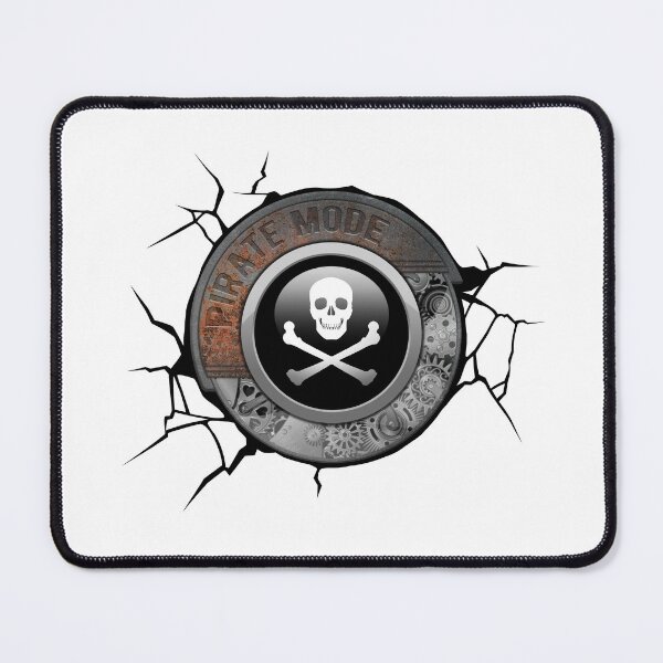 Item preview, Jolly Roger Pirate Steampunk Engine Powered By Gold Treasure designed and sold by onicon.