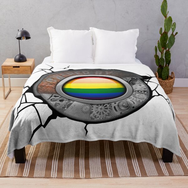 Item preview, Pride Flag Steampunk Engine Powered By Rainbow and Love designed and sold by onicon.