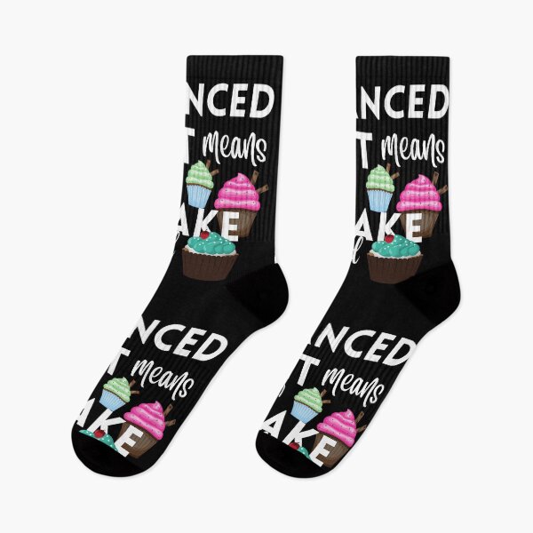 Item preview, A Balanced Diet Means a Cupcake Every Hand - Funny Quote designed and sold by fowons.