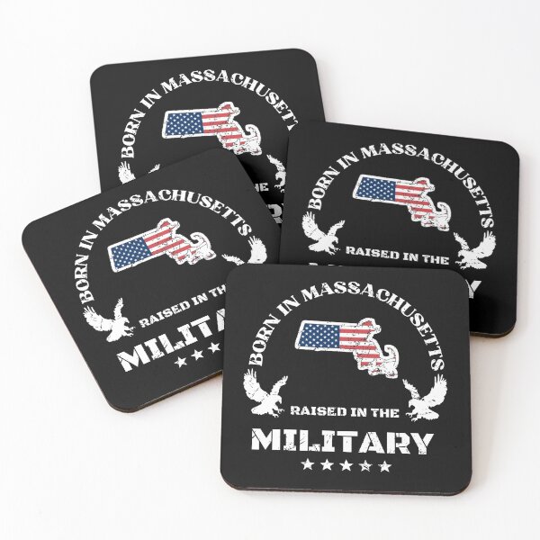 Item preview, Born in Massachusetts   raised in the Military   designed and sold by PinnockDesigns.